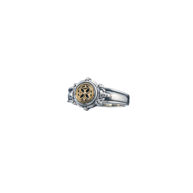 Symbol ring in 18K Gold and Sterling silver - Image 3
