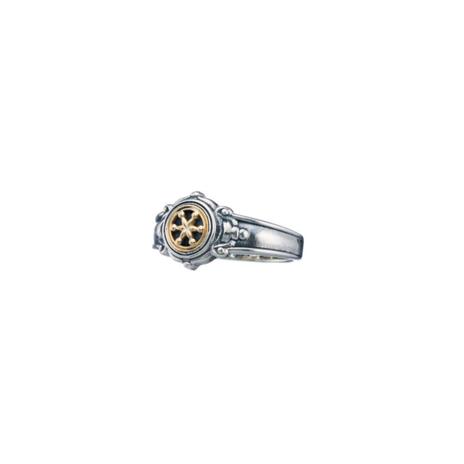Symbol ring in 18K Gold and Sterling silver - Image 3