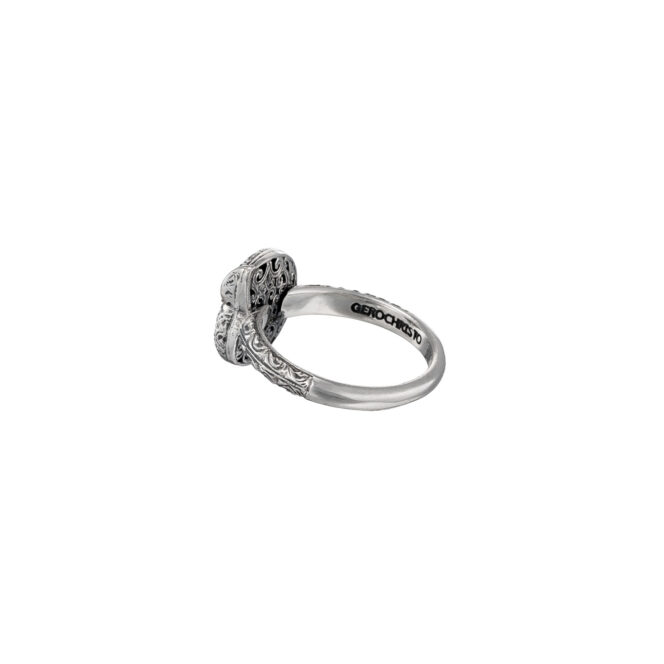 Tiny Sea Snail Ring in 18K Gold and Sterling Silver - Image 5