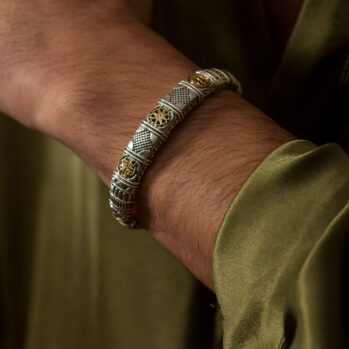 Alexander Bracelet in 18K Gold and Sterling Silver