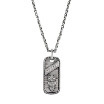Owl Talisman Pendant Sterling Silver