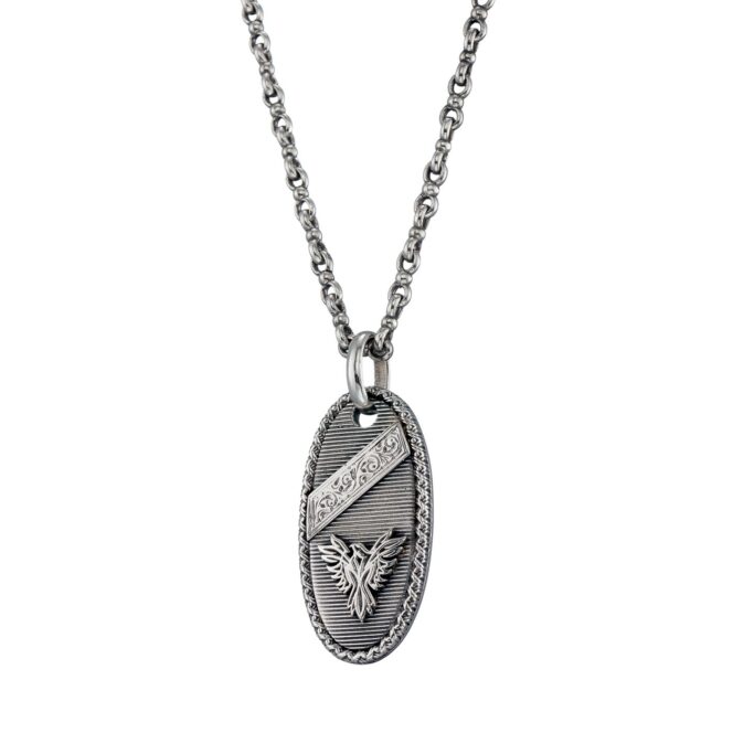 Phoenix Talisman Pendant in Sterling Silver