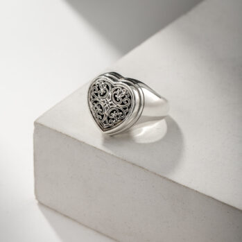 Simplicity Heart Ring in Sterling Silver
