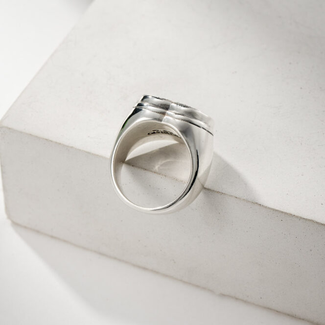 Simplicity Heart Ring in Sterling Silver - Image 2