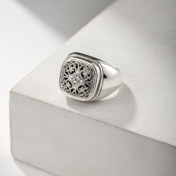Simplicity Square Ring in Sterling Silver