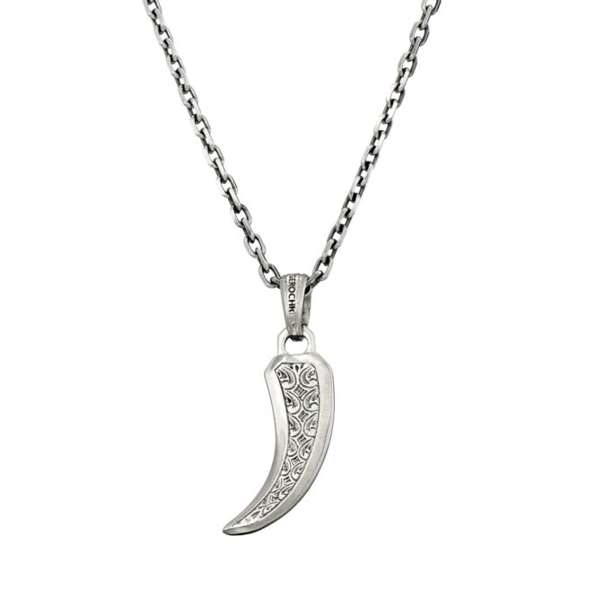 Simplicity Claw Amulet Pendant in 18K Gold and Sterling Silver - Image 3