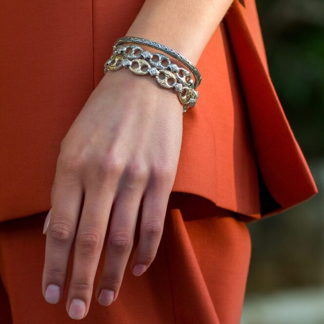 Thita Thin Bracelet in Sterling Silver - Image 2