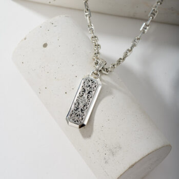Simplicity Pendant Mediterranean pattern in Sterling Silver