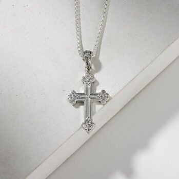 Byzantine Cross in Sterling Silver