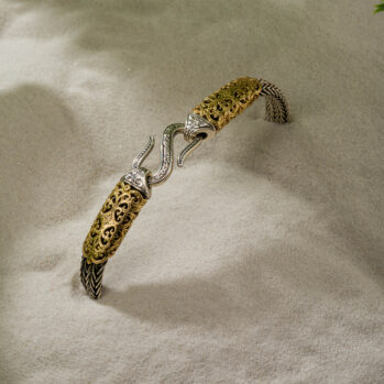 Erotokritos Bracelet in 18K Gold and Sterling Silver