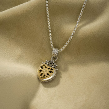 Roxana Heart in 18K Gold and Sterling Silver