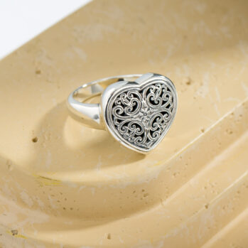 Simplicity Heart Ring in Sterling Silver