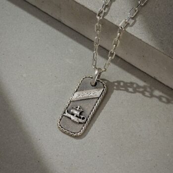 Trireme Talisman Pendant in Sterling Silver