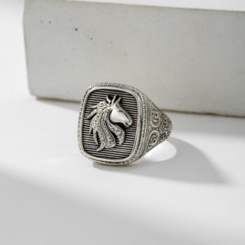 Talisman Ring Horse in Sterling Silver