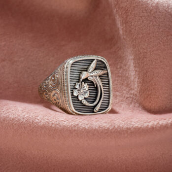 The Hummingbird Talisman Ring in Sterling Silver