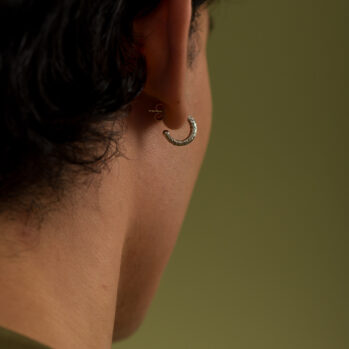 Mini Hoops Earrings in Sterling Silver