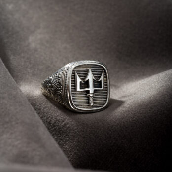 Ring Poseidon’s Trident in Sterling Silver