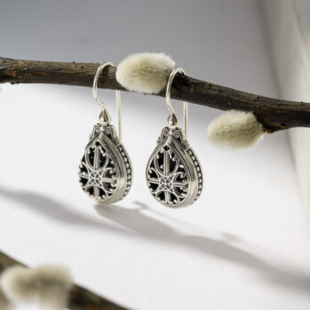 Roxana Drop Earrings in Sterling Silver