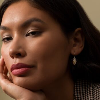 Roxana Kite Earrings in 18K Gold and Sterling Silver