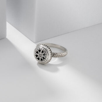 Roxana Round Ring in Sterling Silver