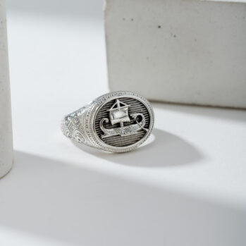 Trireme Ring in Sterling Silver